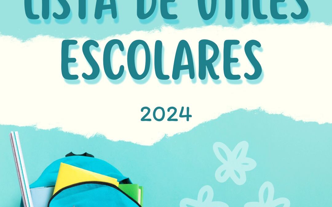 Lista de útiles escolares 2024